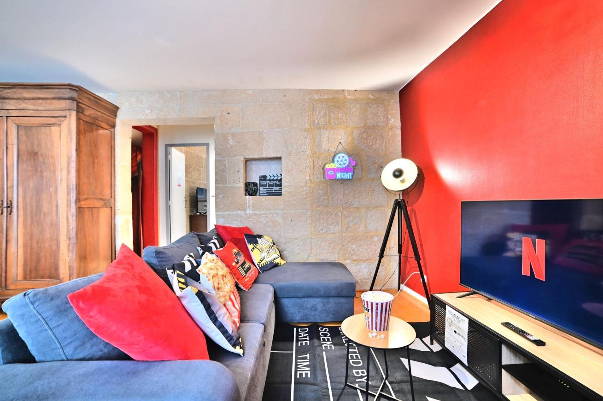 Olympia - Terrasse - Parking Gratuit - Centre Ville - Rez De Chaussee - Fibre Tv 4K Сент Екстериор снимка